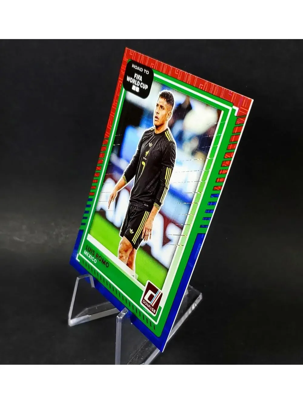Luis Romo SP 2025-26 Panini Donruss FIFA World Cup Soccer Red & Blue Maze Mexico